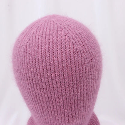 Hot Selling Winter Hat Real Rabbit Fur Winter Hats For Women Snowflake Warm Beanie cold Hats Women Solid Adult Cover Head Cap