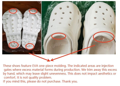 Women DIY Cute Animal button Decor Clogs Fashion Summer Spring Autumn Beach Sandals Cave Hole Female Garden Shoes Students Girls