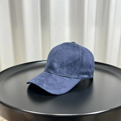 Fashion Adjustable Suede Baseball Caps For Men Women Autumn Winter Solid Retro Snapback Hip Hop Hat Unisex Street Sun Visor Caps