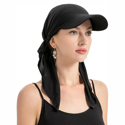 Summer Baseball Caps Turban Shawl Design Women Muslim Low Profile Fitted Hat 2024 Soft Breathable Headscarf Hijabs