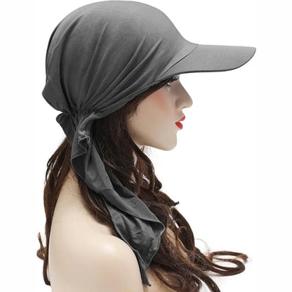 Summer Baseball Caps Turban Shawl Design Women Muslim Low Profile Fitted Hat 2024 Soft Breathable Headscarf Hijabs