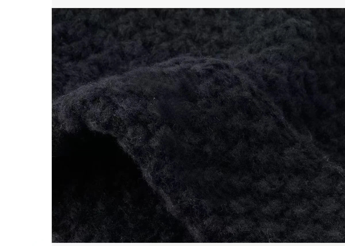 New Japanese Streetwear Harajuku Beanie Little Devil Striped Knitted Hat Women Girls Autumn Winter Cute Cat Ears Cap