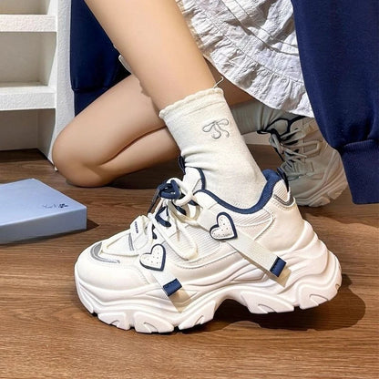 Spring and Autumn Breathable Running Sports and Leisure Shoes Fashionable Best Selling New Comfortable Women's Vulcanized Shoes