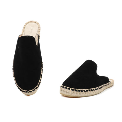 Classic Espadrille Mules for Women - Comfy and Versatile Slippers in Trendy Colors