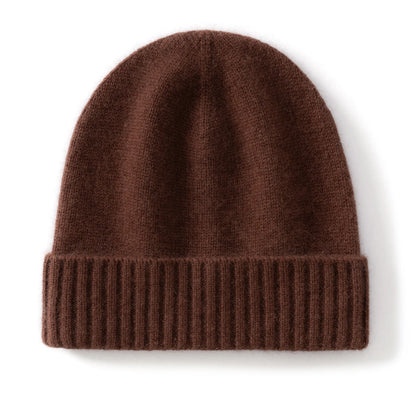 MERRILAMB Winter Hat For Women/Men 100%Quality Cashmere Beanie Cap Unisex Outdoor Casual Solid Knitted Hats Warm Soft SkullCap