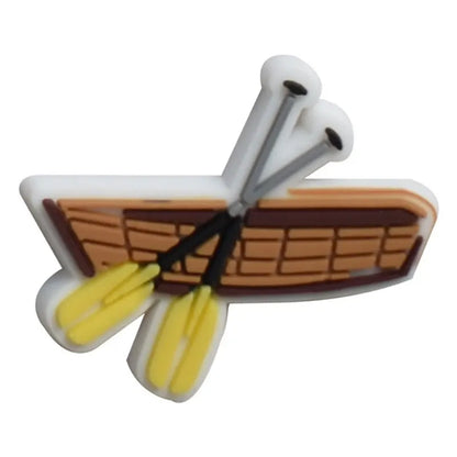 go fishing series PVC shoe Charms Slippers Buckle combination Fit Wristbands accessories Decoration Bands gift unisex party