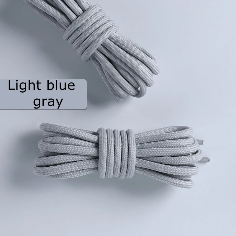 1 Pair Round Shoelaces Coconut 350 Black Angel 700 Classic Shoe Laces Tightly Woven Does Not Snag Shoelace For Sneakers