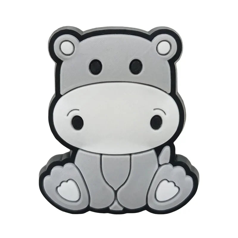 Sale 1Pcs Cute Various Animals Shoe Charms for Crocs Accessories Decorations Clog Shoe Pin Adults Party Favor Gifts