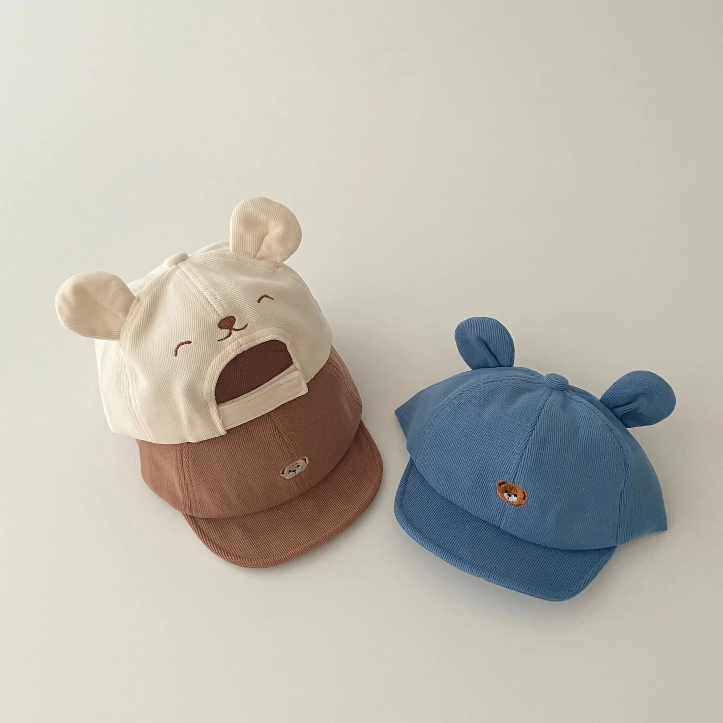 Baby Adjustable Lightweight Casual Baseball Cap Cute Animal Ears Design Soft Brim Cozy Headwear,, Adorable Outdoor Accessory
