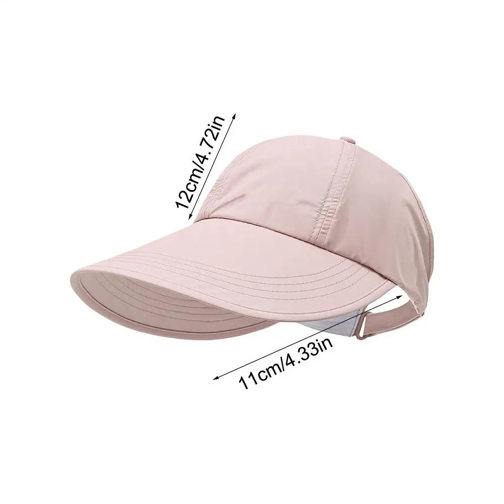 Breathable Sunhat with Wide Brim  UV Protection Summer Outdoor Beach Fisherman Hat Sunscreen Protection Cap Adjustable Sun Hat