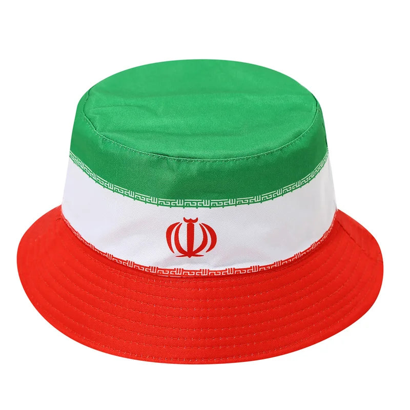 2026 Countries National Flag Bucket Hat Men Women Football FanParty Football Cup Sports Support Sun Hat Soccer Fan Fisherman Hat