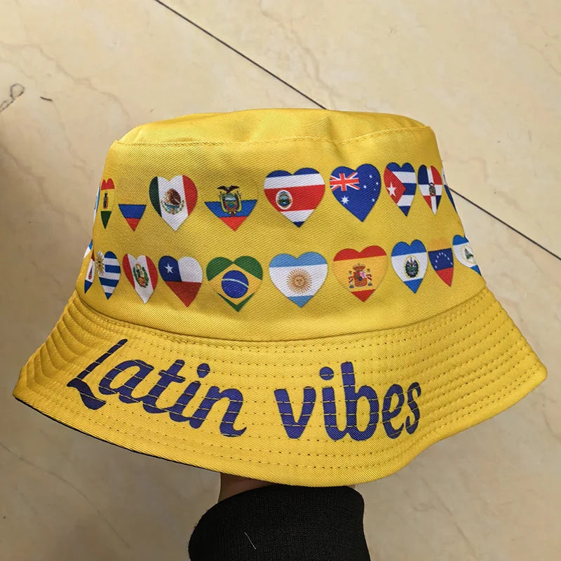 2026 Countries National Flag Bucket Hat Men Women Football FanParty Football Cup Sports Support Sun Hat Soccer Fan Fisherman Hat