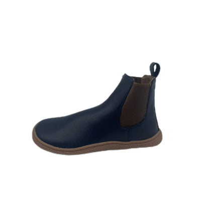 Tipsietoes Chelsea Barefoot Autumn Genuine Cow Leather Boots With Wool Linning Inside For Women Wider Toes Box Light Weight