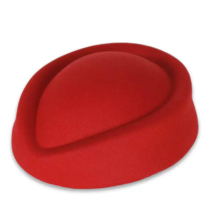 Hepburn Style Black Flat Top Berets Hat Women's French High-end Aviation Stewardess Hat Retro Republic of China Beret