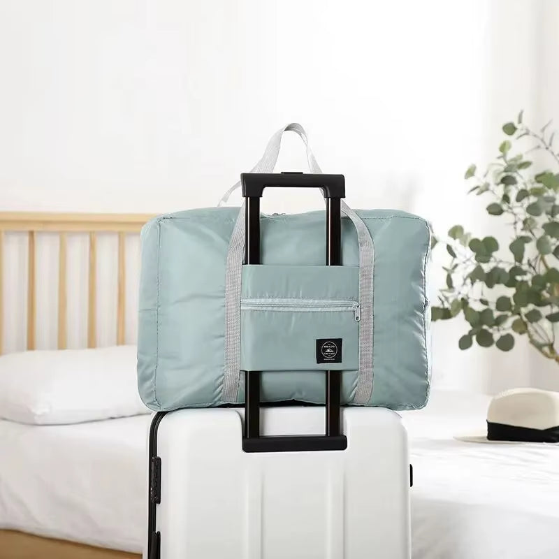 Foldable Travel Duffel Bag for Airlines Carry on Bag for Women & Men Lightweight Large Capacity Sports Weekend Trip Overnight