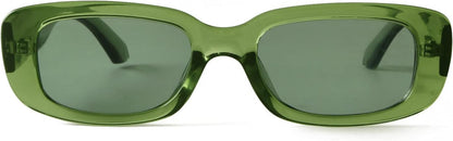 Rectangle Sunglasses for Women Men Retro 90S Trendy Narrow Rectangular Sun Glasses Fashion Y2K Unisex Stylish