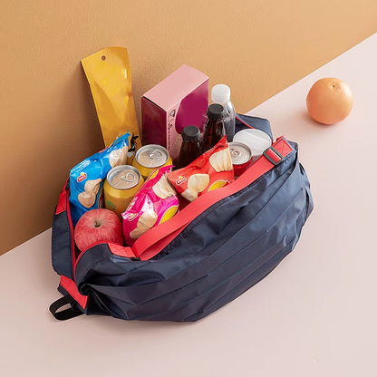Foldable Storage Bag with Handle Portable Travel Camouflage Handbags Large Capacity Shopping Bag