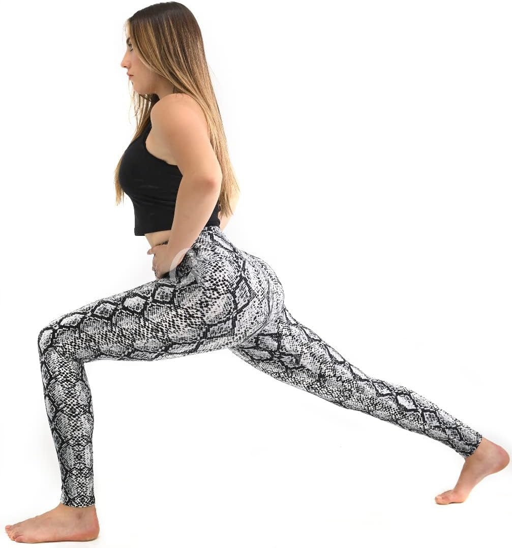 High Waisted Leggings for Women - Full Length, Buttery Soft, Tummy Control Womens Leggings for Workout, Running, Casual Use - Miki Guru Store US