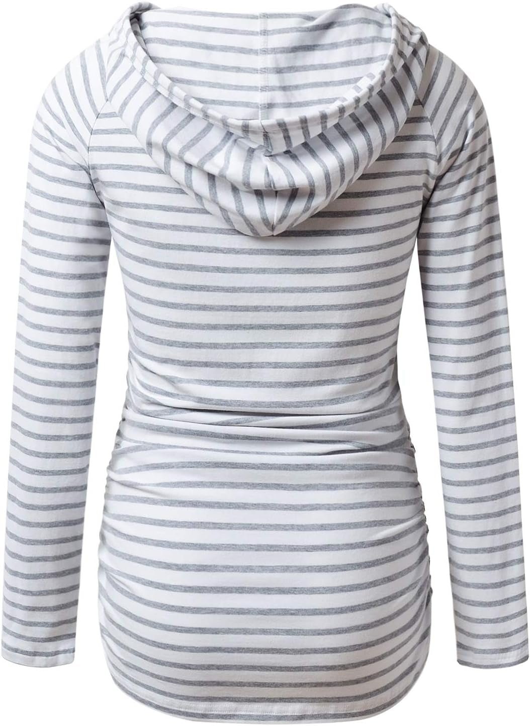 Maternity Hoodie Long Sleeves Shirts Casual Maternity Top Pregnancy Sweatshirt Casual Clothes - Miki Guru Store US