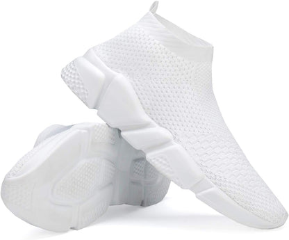 Womens Running Shoes Ladies Slip on Tennis Walking Sneakers Lightweight Breathable Comfort Work Gym Trainers Stylish Shoes - Miki Guru Store US