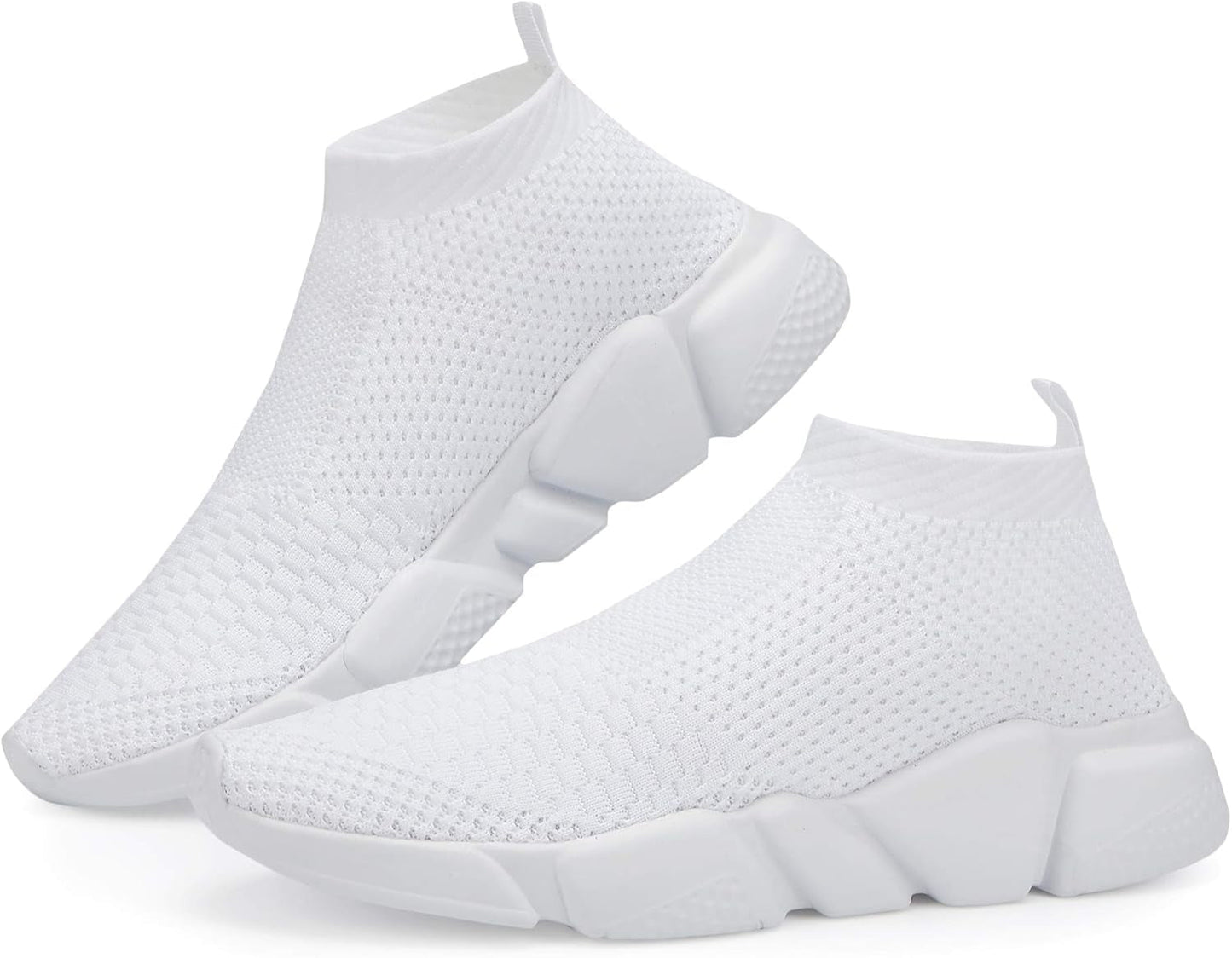 Womens Running Shoes Ladies Slip on Tennis Walking Sneakers Lightweight Breathable Comfort Work Gym Trainers Stylish Shoes - Miki Guru Store US
